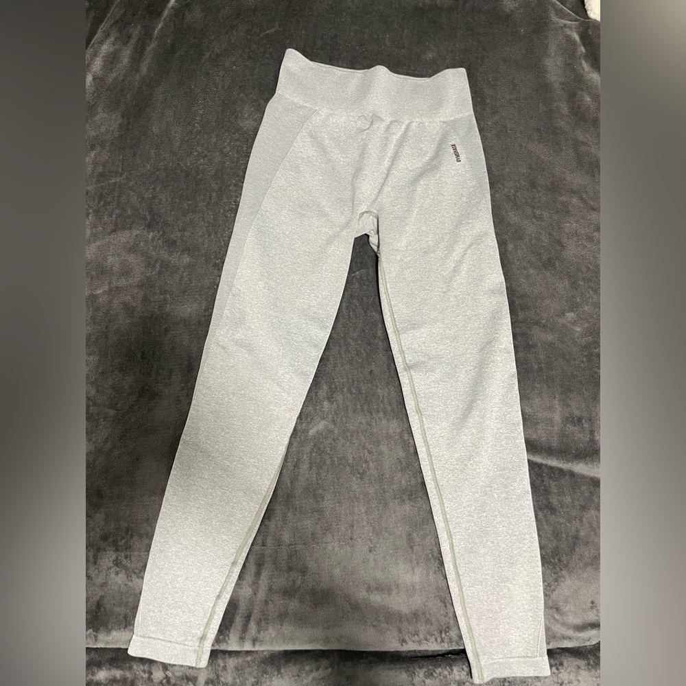 Gymshark Light Gray High-Waist Leggings